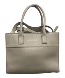 EMPORIO ARMANI（エンポリオアルマーニ）の古着「2WAYショルダーバッグ」｜グレージュ