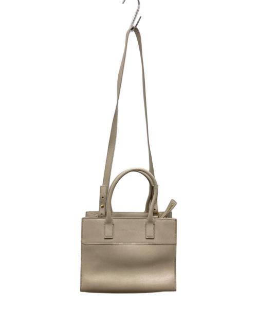 EMPORIO ARMANI（エンポリオアルマーニ）EMPORIO ARMANI (エンポリオアルマーニ) 2WAYショルダーバッグ グレージュの古着・服飾アイテム