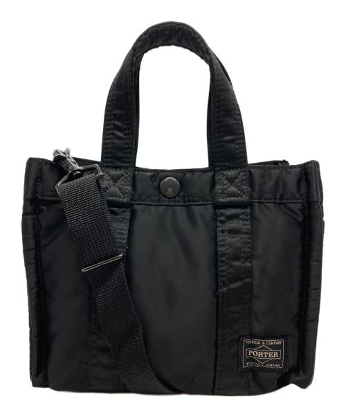 HEAD PORTER（ヘッドポーター）HEAD PORTER (ヘッドポーター) 2WAY TOTE BAG (XS)/ツーウェイ トートバッグ ブラックの古着・服飾アイテム