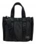 HEAD PORTER（ヘッドポーター）の古着「2WAY TOTE BAG (XS)/ツーウェイ トートバッグ」｜ブラック