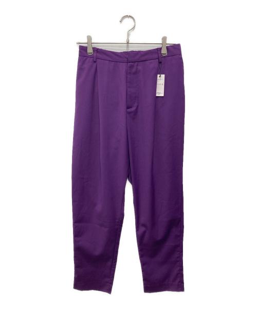 SUM1 STYLE（スミスタイル）SUM1 STYLE (スミスタイル) カラータックパンツ パープル サイズ:F 未使用品の古着・服飾アイテム