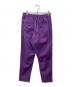 SUM1 STYLE (スミスタイル) カラータックパンツ パープル サイズ:F 未使用品：4000円