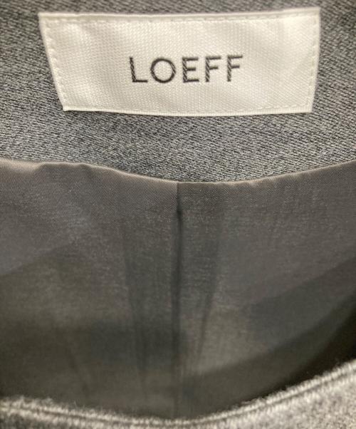 LOEFF（ロエフ）LOEFF (ロエフ) CVLYツイルショートベスト グレー サイズ:1 未使用品の古着・服飾アイテム