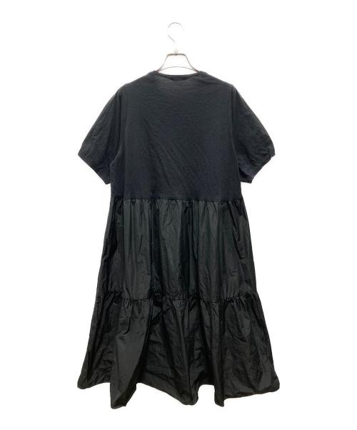 SueUNDERCOVER（スーアンダーカバー）SueUNDERCOVER (スーアンダーカバー) ティアードワンピース ブラック サイズ:2の古着・服飾アイテム
