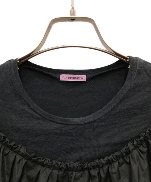 SueUNDERCOVER（スーアンダーカバー）SueUNDERCOVER (スーアンダーカバー) ティアードワンピース ブラック サイズ:2の古着・服飾アイテム