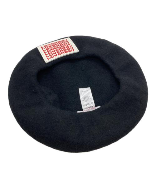 CHARLES JEFFREY LOVERBOY（チャールズ ジェフリー ラバーボーイ）CHARLES JEFFREY LOVERBOY (チャールズ ジェフリー ラバーボーイ) ベレー帽 ブラックの古着・服飾アイテム