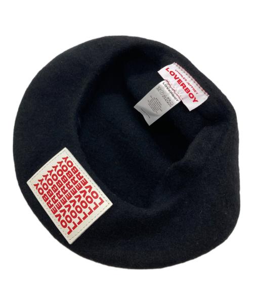 CHARLES JEFFREY LOVERBOY（チャールズ ジェフリー ラバーボーイ）CHARLES JEFFREY LOVERBOY (チャールズ ジェフリー ラバーボーイ) ベレー帽 ブラックの古着・服飾アイテム