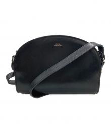 A.P.C.（アーペーセー）の古着「ハーフムーンショルダーバッグ」｜ブラック