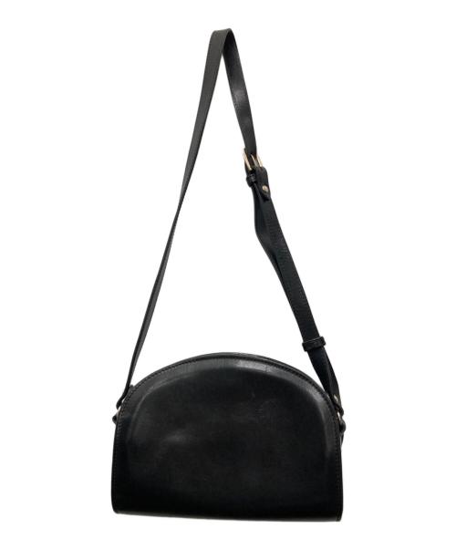 A.P.C.（アーペーセー）A.P.C. (アーペーセー) ハーフムーンショルダーバッグ ブラックの古着・服飾アイテム