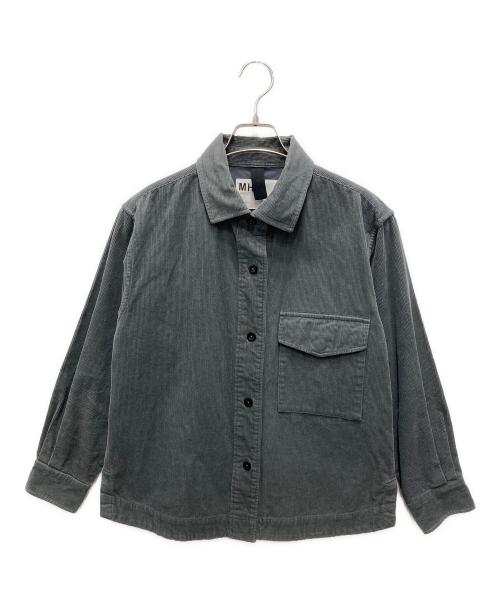 MHL（エムエイチエル）MHL (エムエイチエル) コーデュロイシャツ グレー サイズ:1の古着・服飾アイテム