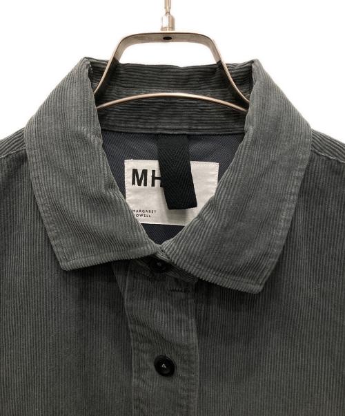 MHL（エムエイチエル）MHL (エムエイチエル) コーデュロイシャツ グレー サイズ:1の古着・服飾アイテム