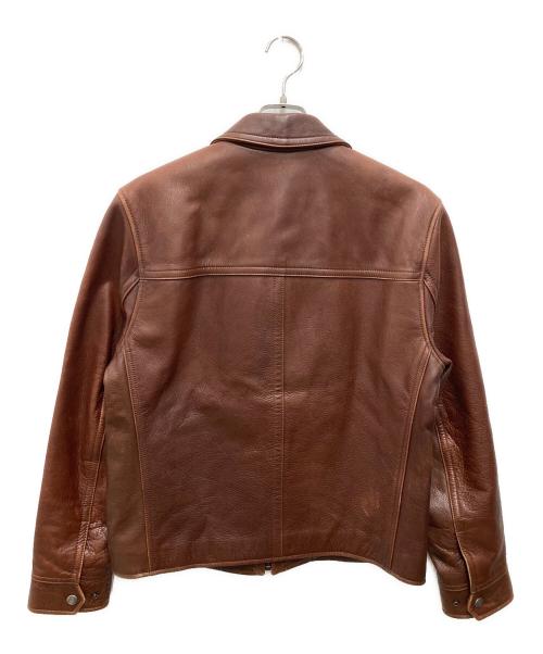 COACH（コーチ）COACH (コーチ) レザージャケット ブラウン サイズ:Mの古着・服飾アイテム