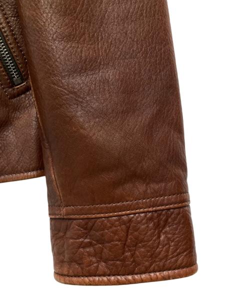 COACH（コーチ）COACH (コーチ) レザージャケット ブラウン サイズ:Mの古着・服飾アイテム