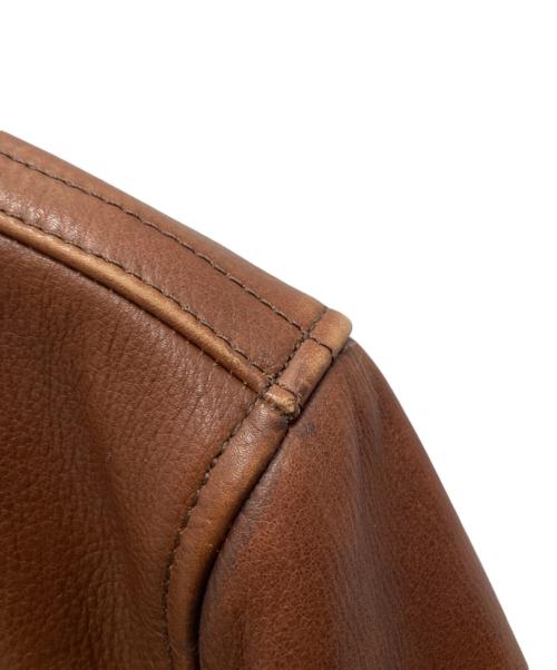 COACH（コーチ）COACH (コーチ) レザージャケット ブラウン サイズ:Mの古着・服飾アイテム
