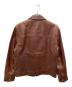 COACH (コーチ) レザージャケット ブラウン サイズ:M：15000円