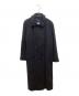 MaxMara（マックスマーラ）の古着「カシミヤ混ウールダブルコート」｜ブラック