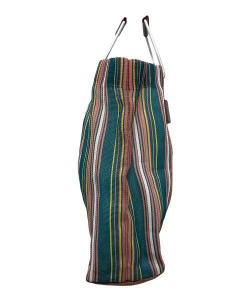 MARNI（マルニ）MARNI (マルニ) マーケットストライプトートバッグ グリーンの古着・服飾アイテム