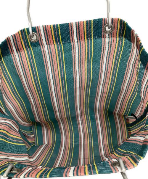 MARNI（マルニ）MARNI (マルニ) マーケットストライプトートバッグ グリーンの古着・服飾アイテム