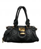 Chloeクロエ）の古着「パディントン ミディアム ハンドバッグ」｜ブラック