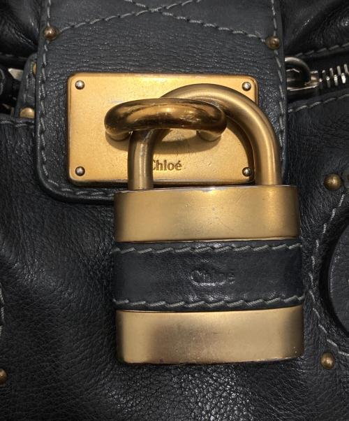 Chloe（クロエ）Chloe (クロエ) パディントン ミディアム ハンドバッグ ブラックの古着・服飾アイテム