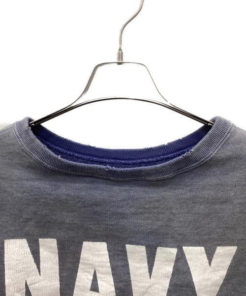 BOWWOW（バウワウ）BOWWOW (バウワウ) US NAVY SS SWEATSHIRT/ユーエス ネイビー SS スウェットシャツ ブルー サイズ:Lの古着・服飾アイテム