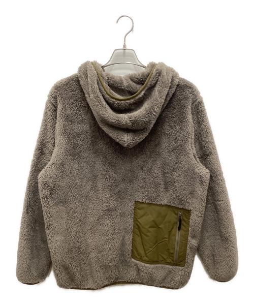 GRIP SWANY（グリップスワニー）GRIP SWANY (グリップスワニー) コーラルフリースフーディ ブラウン サイズ:Lの古着・服飾アイテム
