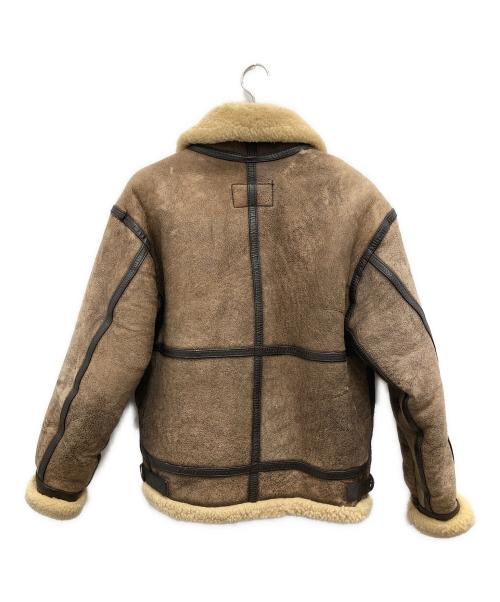 SAN FLIO（サン・フリオ）SAN FLIO (サン・フリオ) B-3ムートンレザージャケット ブラウン サイズ:Mの古着・服飾アイテム