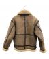 SAN FLIO (サン・フリオ) B-3ムートンレザージャケット ブラウン サイズ:M：10000円