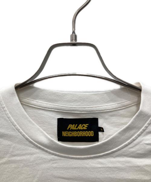 PALACE（パレス）PALACE (パレス) NEIGHBORHOOD (ネイバーフッド) ポケットTシャツ ホワイト サイズ:Mの古着・服飾アイテム