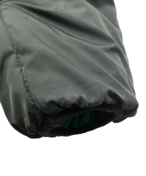 SUPREME（シュプリーム）SUPREME (シュプリーム) reversible hooded puffy jacket／リバーシブル フード パフィー ジャケット グリーン×ブラック サイズ:Sの古着・服飾アイテム