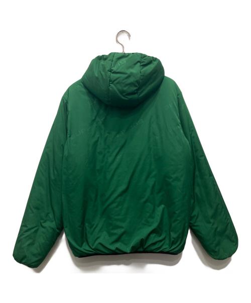 SUPREME（シュプリーム）SUPREME (シュプリーム) reversible hooded puffy jacket／リバーシブル フード パフィー ジャケット グリーン×ブラック サイズ:Sの古着・服飾アイテム