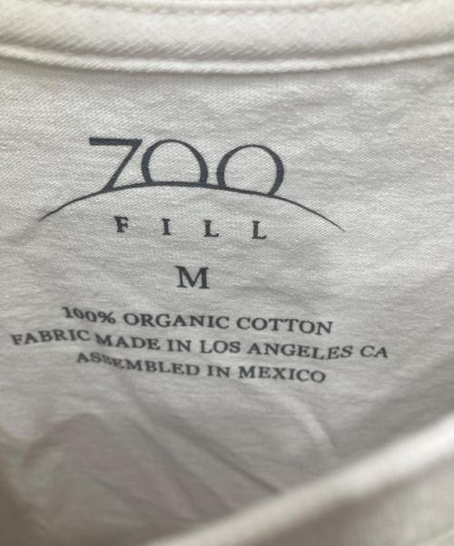 700FILL（セブンハンドレッドフィル）700FILL (セブンハンドレッドフィル) ロゴプリントTシャツ ホワイト サイズ:Mの古着・服飾アイテム