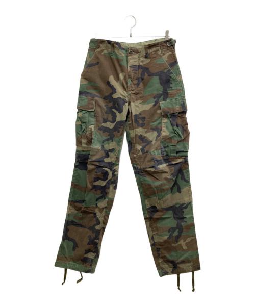US ARMY（ユーエスアーミー）US ARMY (ユーエスアーミー) ウッドランドカモ カーゴパンツ オリーブ サイズ:なし（実寸ご確認ください）の古着・服飾アイテム