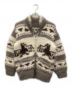 INTRACAN ENTERPRISESイントロカン エンタープライズ）の古着「カウチンニットカーディガン」｜ブラウン