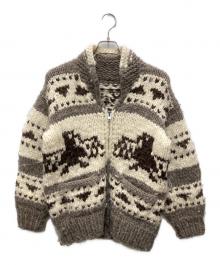 INTRACAN ENTERPRISES（イントロカン エンタープライズ）の古着「カウチンニットカーディガン」｜ブラウン