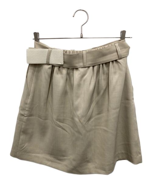 CAPRICIEUX LE'MAGE（カプリシューレマージュ）CAPRICIEUX LE'MAGE (カプリシューレマージュ) スカートレイヤードショートパンツ ベージュ サイズ:38の古着・服飾アイテム