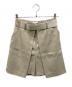 CAPRICIEUX LE'MAGE（カプリシューレマージュ）の古着「スカートレイヤードショートパンツ」｜ベージュ