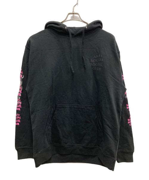 anti social social CLUB（アンチソーシャルソーシャルクラブ）anti social social CLUB (アンチソーシャルソーシャルクラブ) Worm Hoodie ブラック サイズ:XLの古着・服飾アイテム