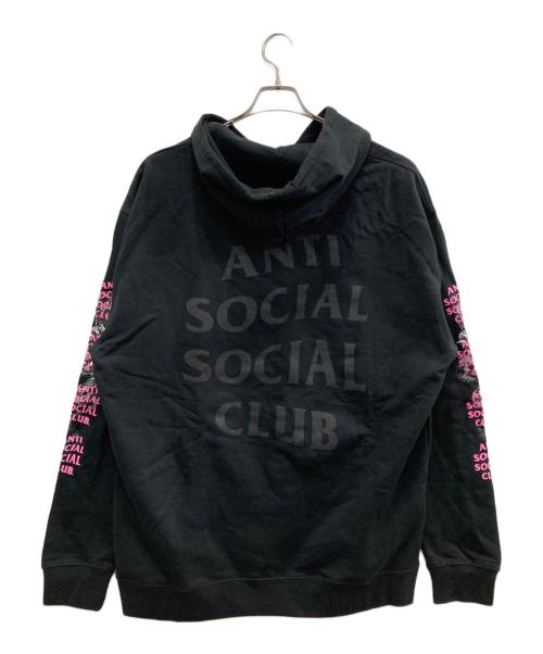 anti social social CLUB（アンチソーシャルソーシャルクラブ）anti social social CLUB (アンチソーシャルソーシャルクラブ) Worm Hoodie ブラック サイズ:XLの古着・服飾アイテム