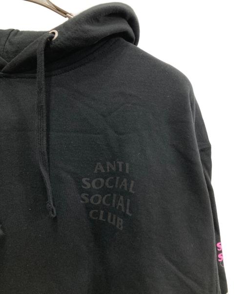 anti social social CLUB（アンチソーシャルソーシャルクラブ）anti social social CLUB (アンチソーシャルソーシャルクラブ) Worm Hoodie ブラック サイズ:XLの古着・服飾アイテム