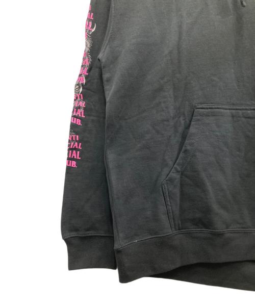 anti social social CLUB（アンチソーシャルソーシャルクラブ）anti social social CLUB (アンチソーシャルソーシャルクラブ) Worm Hoodie ブラック サイズ:XLの古着・服飾アイテム