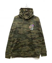 anti social social CLUB（アンチソーシャルソーシャルクラブ）の古着「Shell Shock Hoodie Forest Camo」｜オリーブ