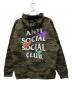ANTI SOCIAL SOCIAL CLUB (アンチソーシャルソーシャルクラブ) Shell Shock Hoodie Forest Camo オリーブ サイズ:XL 未使用品：10000円