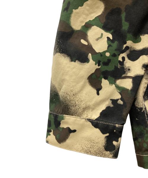 A BATHING APE（ア ベイシング エイプ）A BATHING APE (ア ベイシング エイプ) Map Camo Work Jacket カーキ サイズ:Lの古着・服飾アイテム