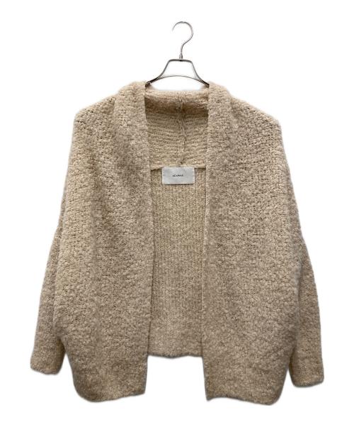 ADAWAS（アダワス）ADAWAS (アダワス) アルパカカーディガン ベージュ サイズ:Fの古着・服飾アイテム