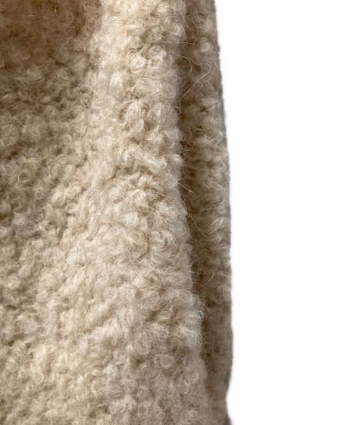 ADAWAS（アダワス）ADAWAS (アダワス) アルパカカーディガン ベージュ サイズ:Fの古着・服飾アイテム