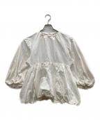 VERMEIL par ienaヴェルメイユ パー イエナ）の古着「バルーンシルエットブラウス」｜ホワイト