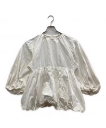 VERMEIL par iena（ヴェルメイユ パー イエナ）の古着「バルーンシルエットブラウス」｜ホワイト