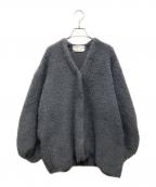 le.emaエマ）の古着「モヘヤタッチリラックスカーディガン」｜グレー