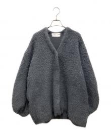 le.ema（エマ）の古着「モヘヤタッチリラックスカーディガン」｜グレー